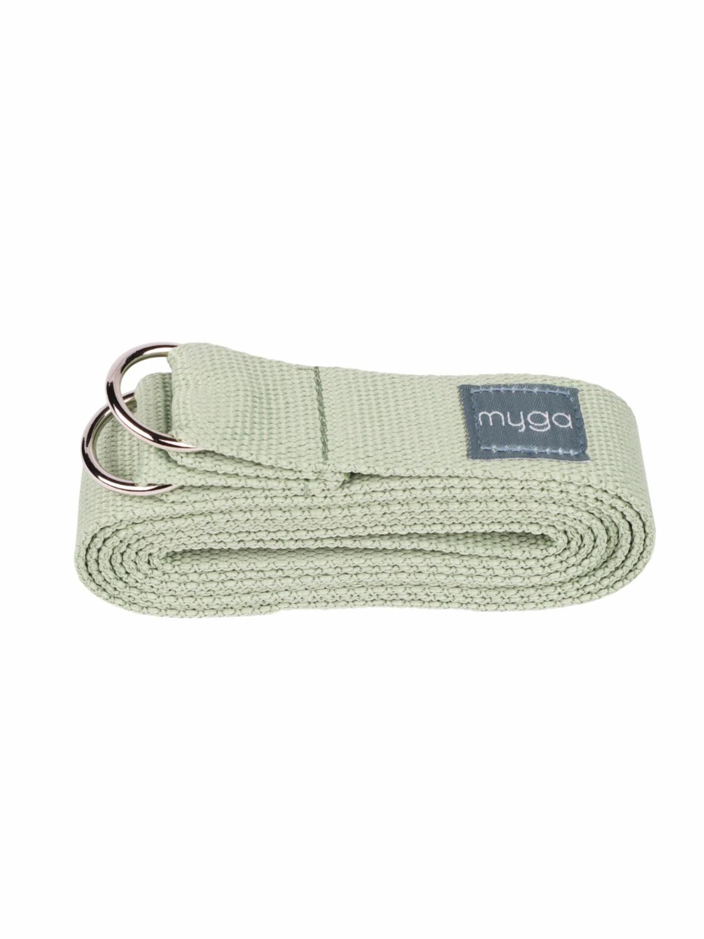 myga Mat 'Yoga-Einsteiger-Set - Palmen Design' in Green