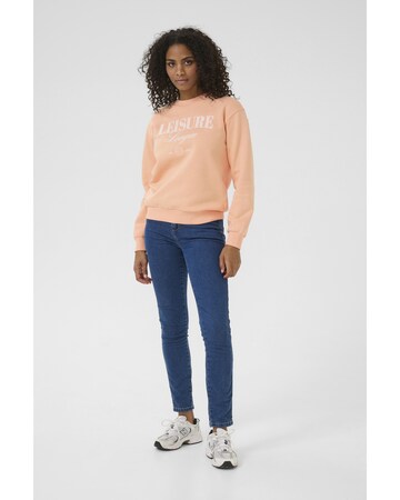 Kaffe Sweatshirt 'Viola' in Orange