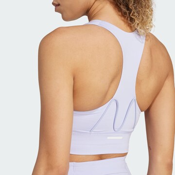 ADIDAS PERFORMANCE Medium support Sport bh in Lila