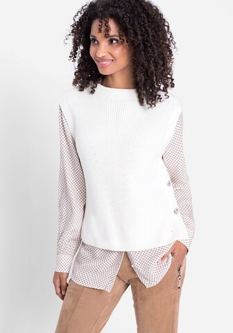 Olsen Sweater in White: front