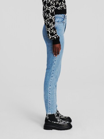 KARL LAGERFELD JEANS Alt kitsenev Teksapüksid, värv sinine