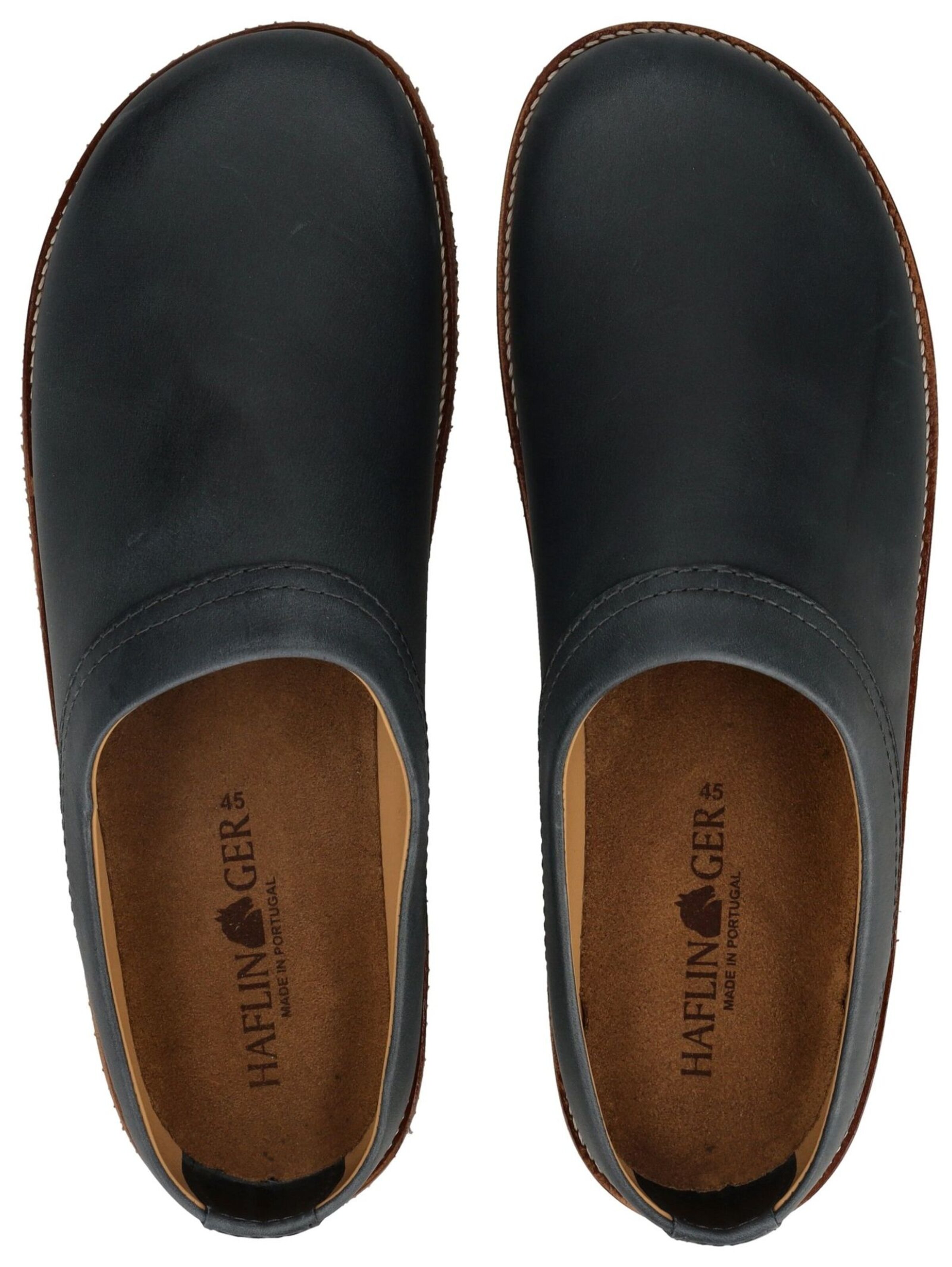 HAFLINGER Hausschuh in Grau