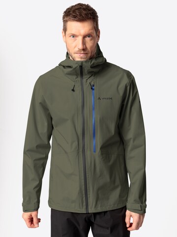 VAUDE Outdoor jacket 'M Comyou Rain J' in Green: front