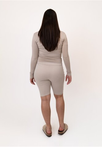 Skinny Leggings 'Roxie' di OH APRIL in marrone