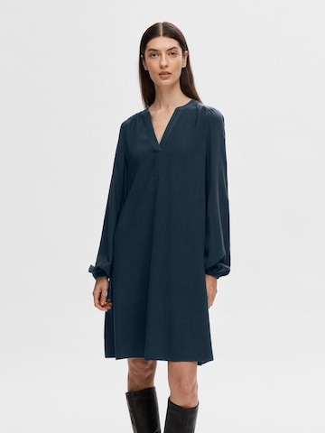 Robe 'Viva' SELECTED FEMME en bleu : devant