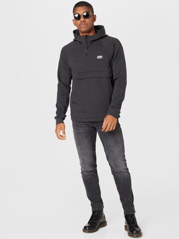 QUIKSILVER Sportsweatshirt 'STEP OFF' in Grau