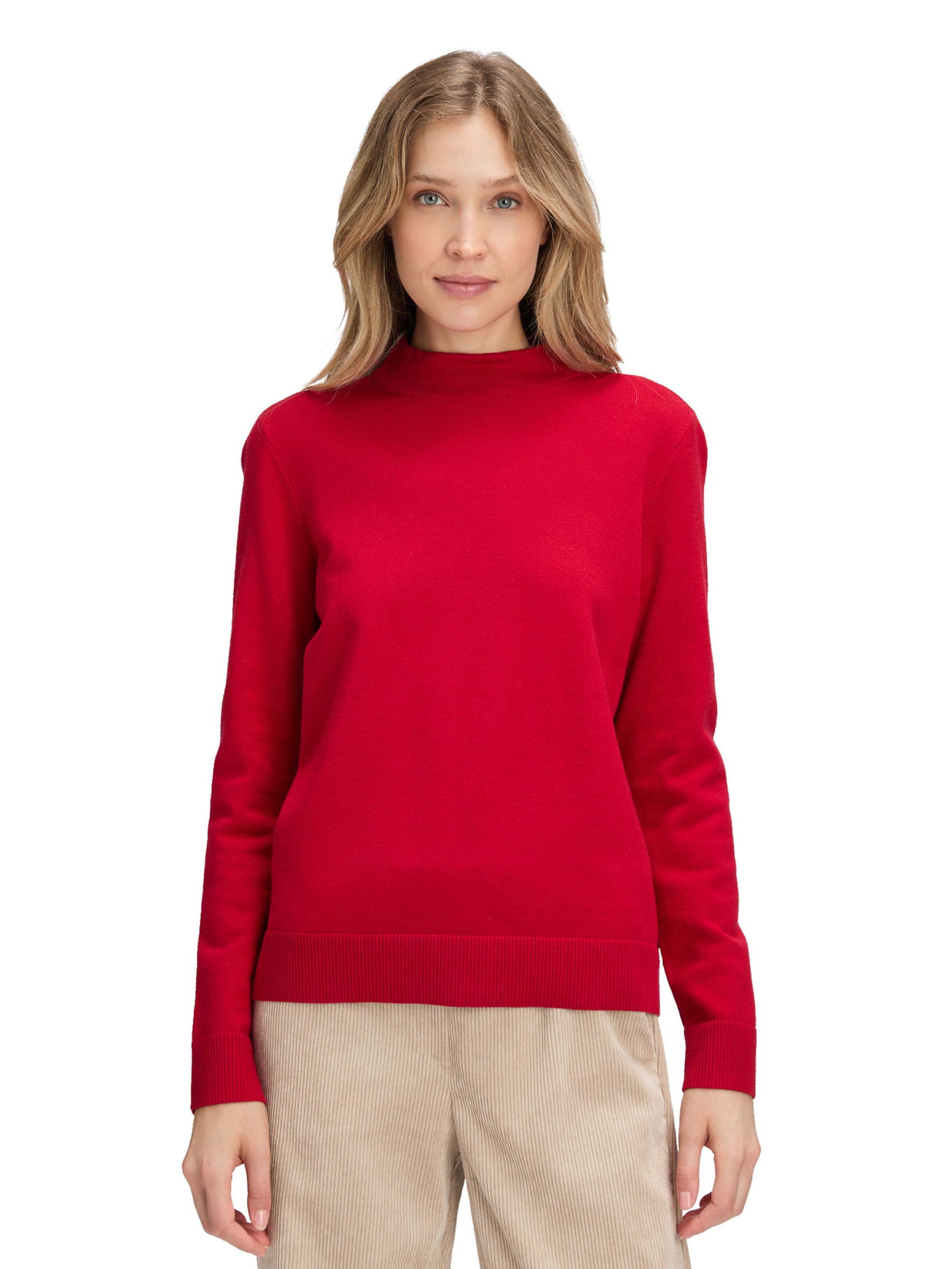 Pull-over Betty Barclay en rouge : devant