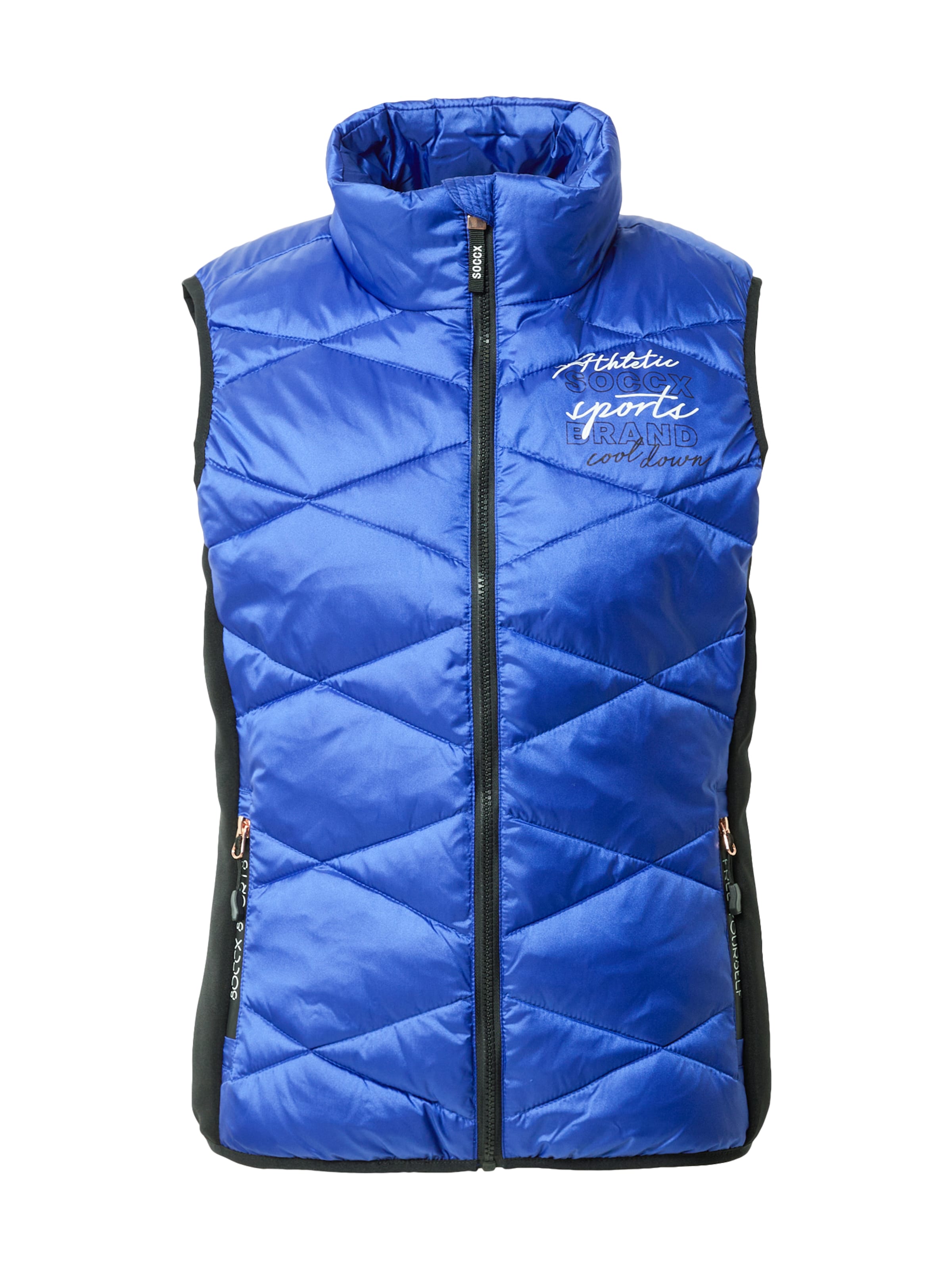 Soccx Weste 'Free Yourself' in Blau: Vorderseite