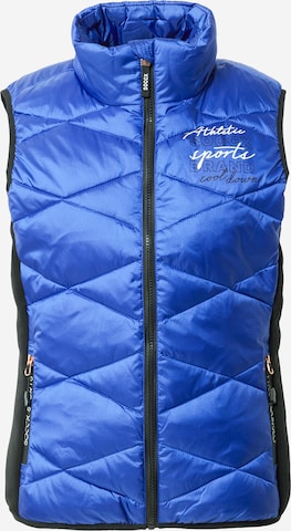 Soccx Bodywarmer 'Free Yourself' in Blauw: voorkant