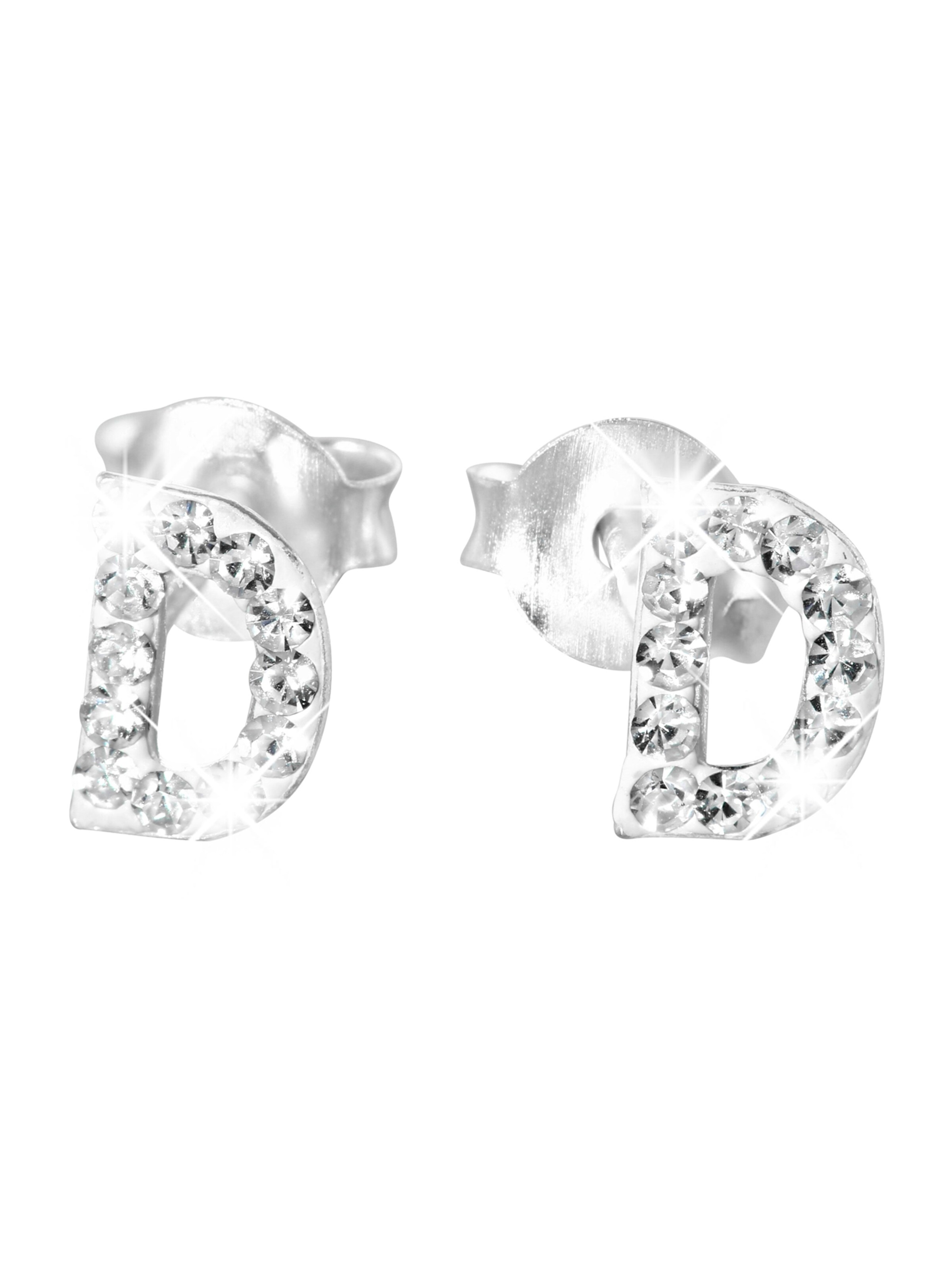 Lucardi Ohrringe in Silber: Vorderseite