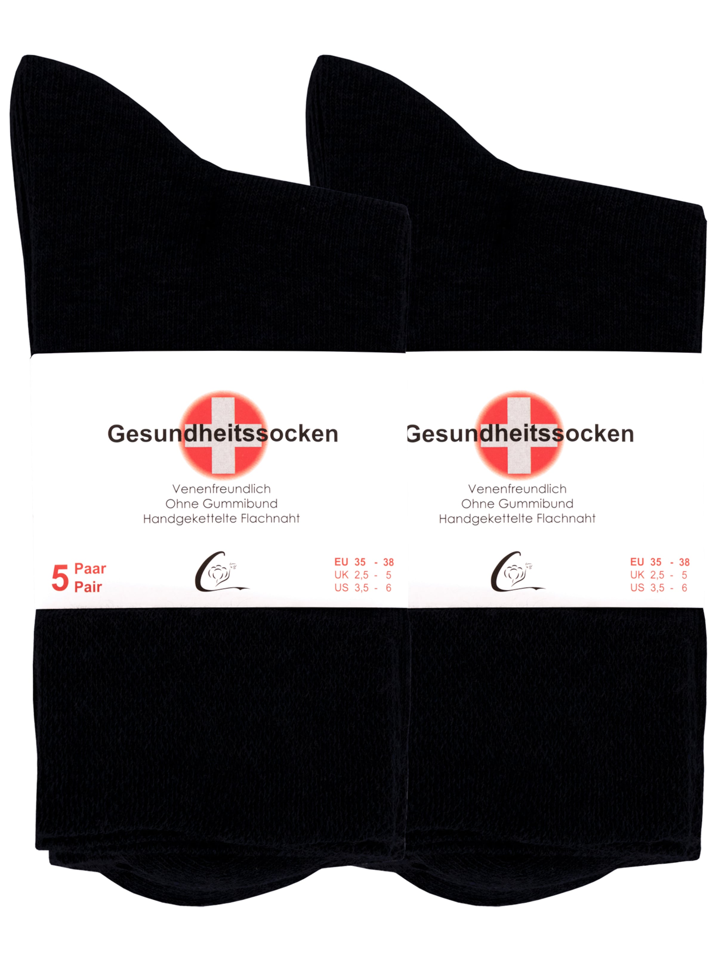 Chaussettes Cotton Prime en noir