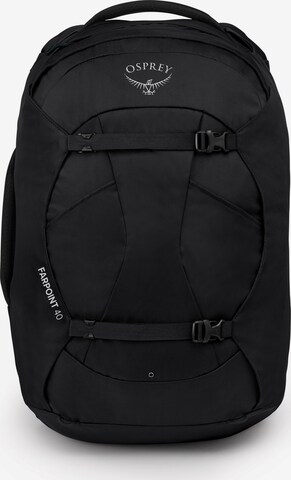 Osprey Rucksack 'Farpoint 40' in Schwarz: predná strana