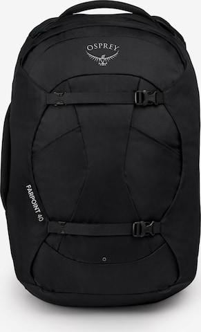 Osprey Sports Backpack 'Farpoint 40' in Black: front