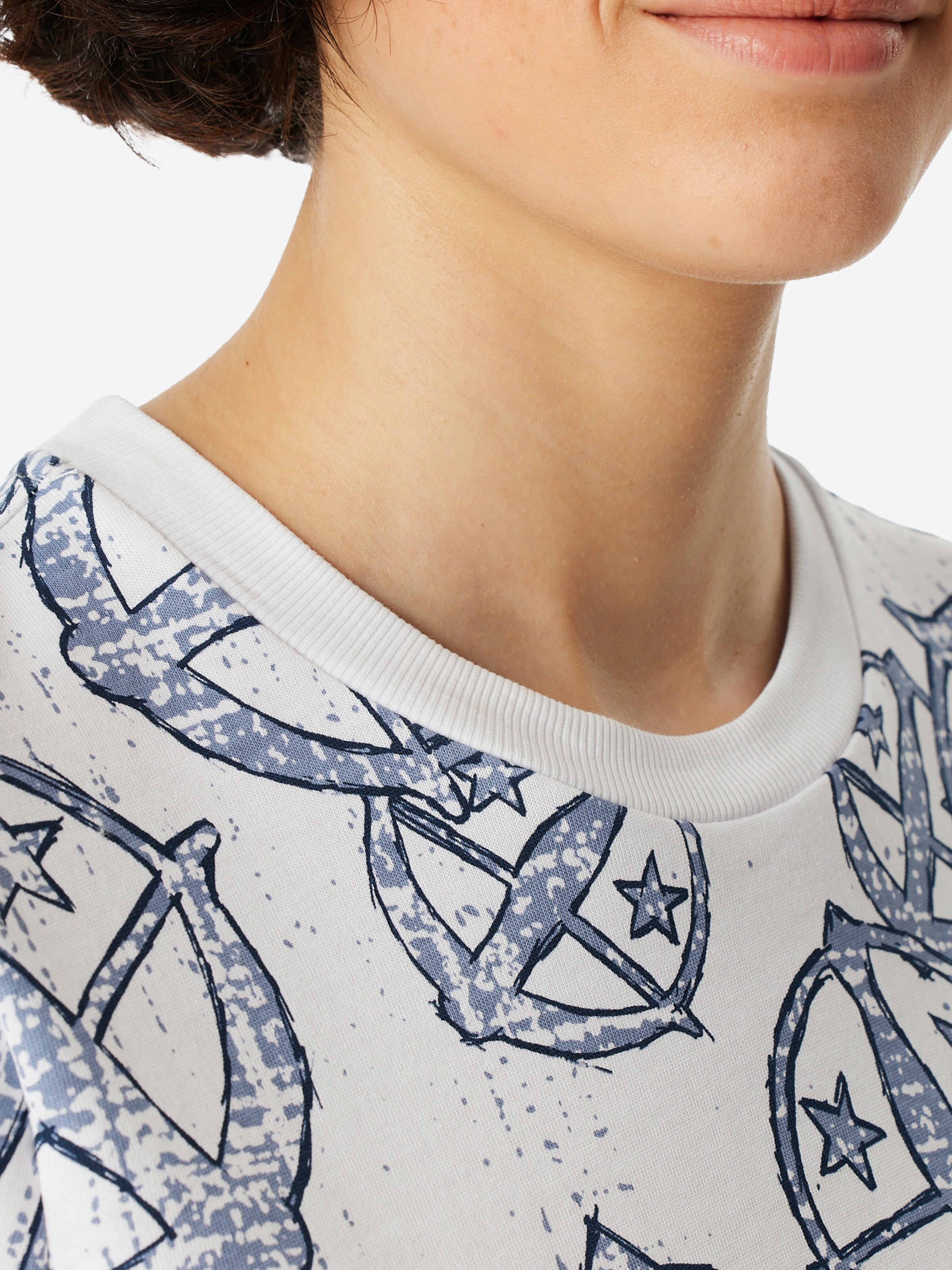 SCHIESSER Shirt ' SCHIESSER 150 YEARS ' in Blauw