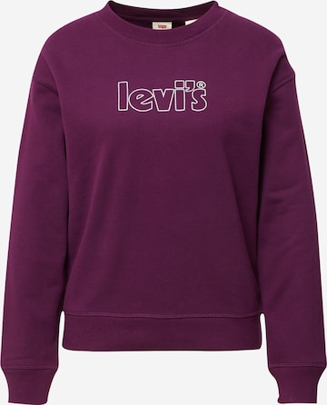 Felpa 'Graphic Standard Crew' di LEVI'S ® in lilla: frontale