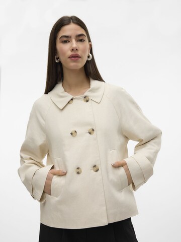 VERO MODA Overgangsfrakke i hvid