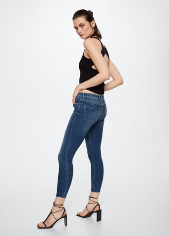 MANGO Skinny Jeans 'Isa' in Blue