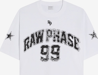 Bershka Paita värissä musta / offwhite, Tuotenäkymä