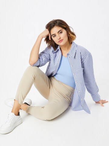 Hailys Slim fit Trousers 'Sina' in Beige