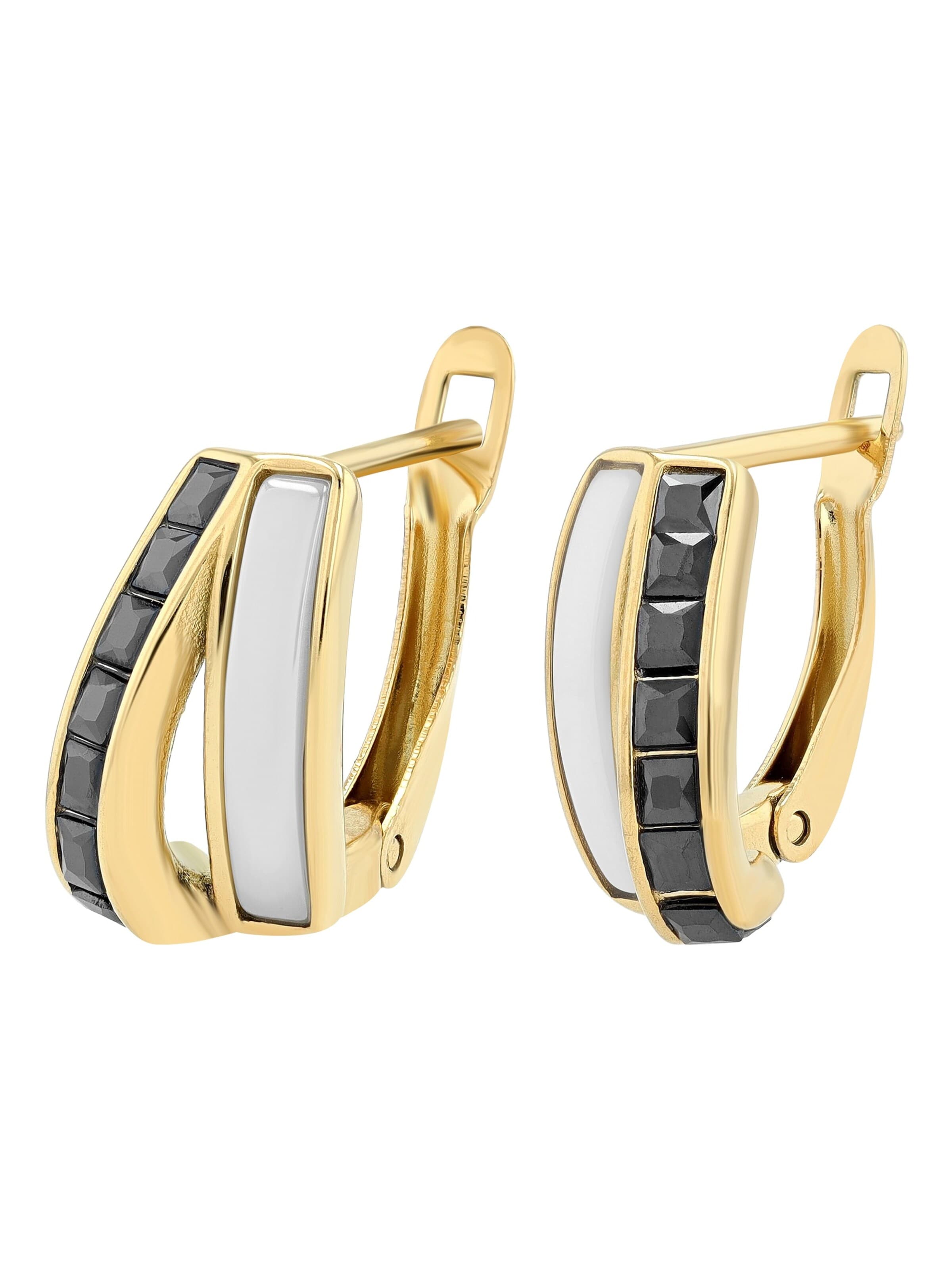 Akzent Earrings 'Doris, langlebig' in Gold