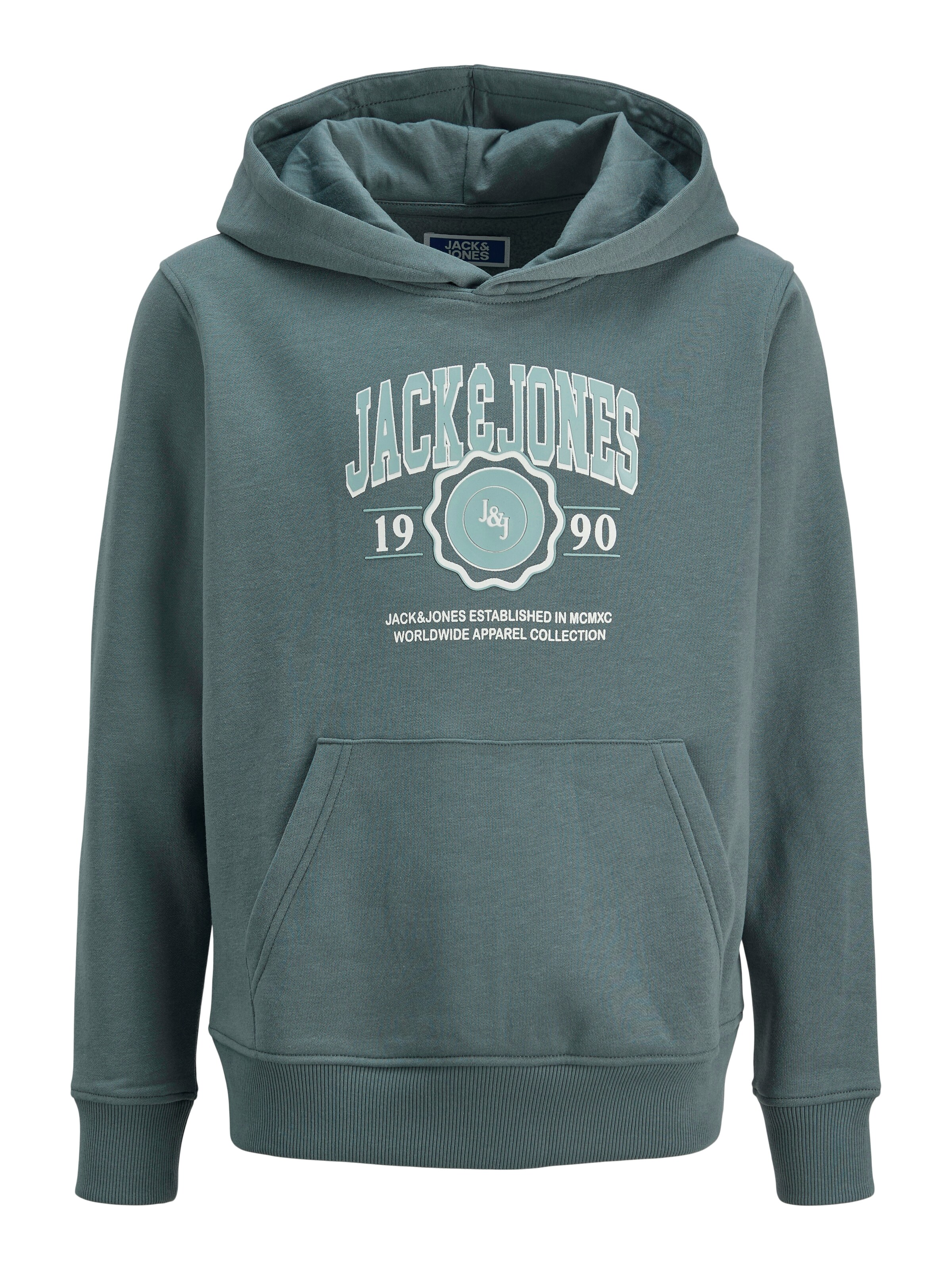 Jack & Jones Junior Sweatshirt in Grün: Vorderseite