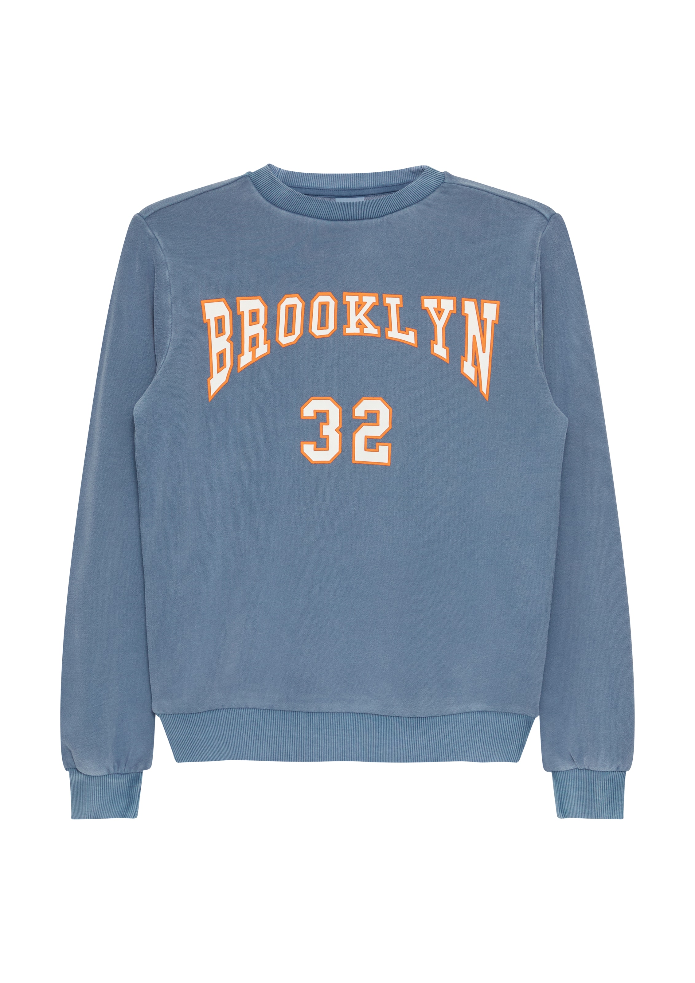 s.Oliver Sweatshirt in Blauw: voorkant