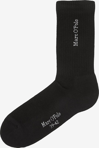 Marc O'Polo Socks in Black: front