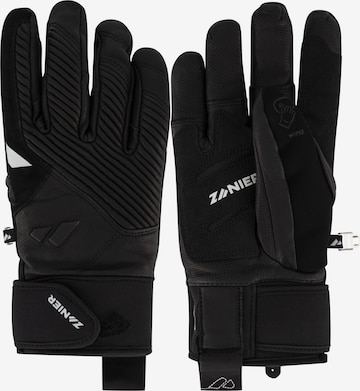 Zanier Handschuhe in Schwarz: predná strana