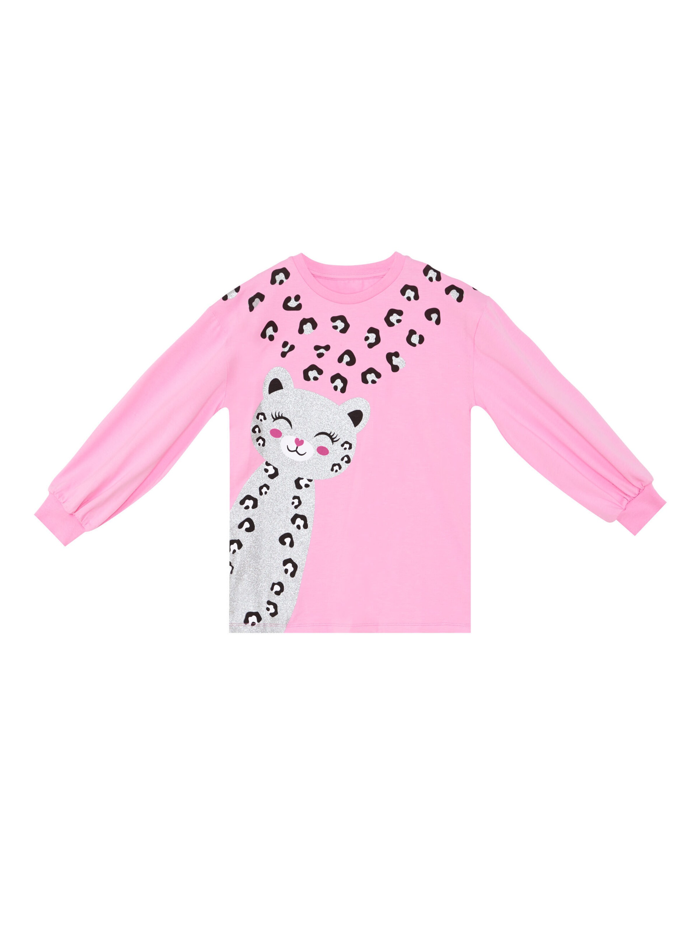 Survêtement 'Glitter Leo' Denokids en rose