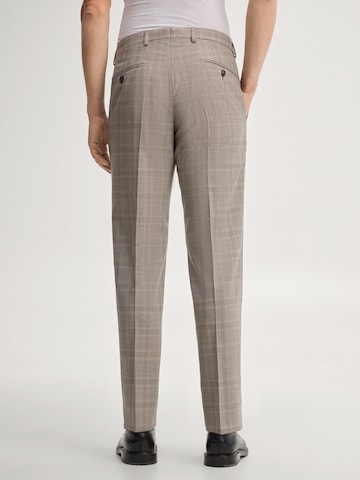 JOOP! Slim fit Trousers with creases in Beige