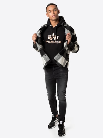 ALPHA INDUSTRIES Regular fit Sweatshirt in Black