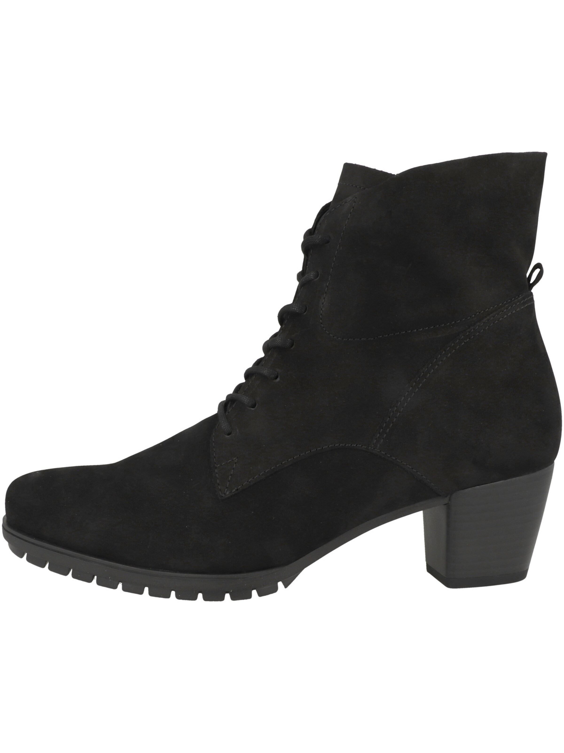 GABOR Schnürstiefelette in Schwarz