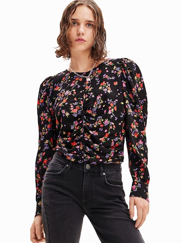 Desigual - Blusa 'PETER' en negro: frente