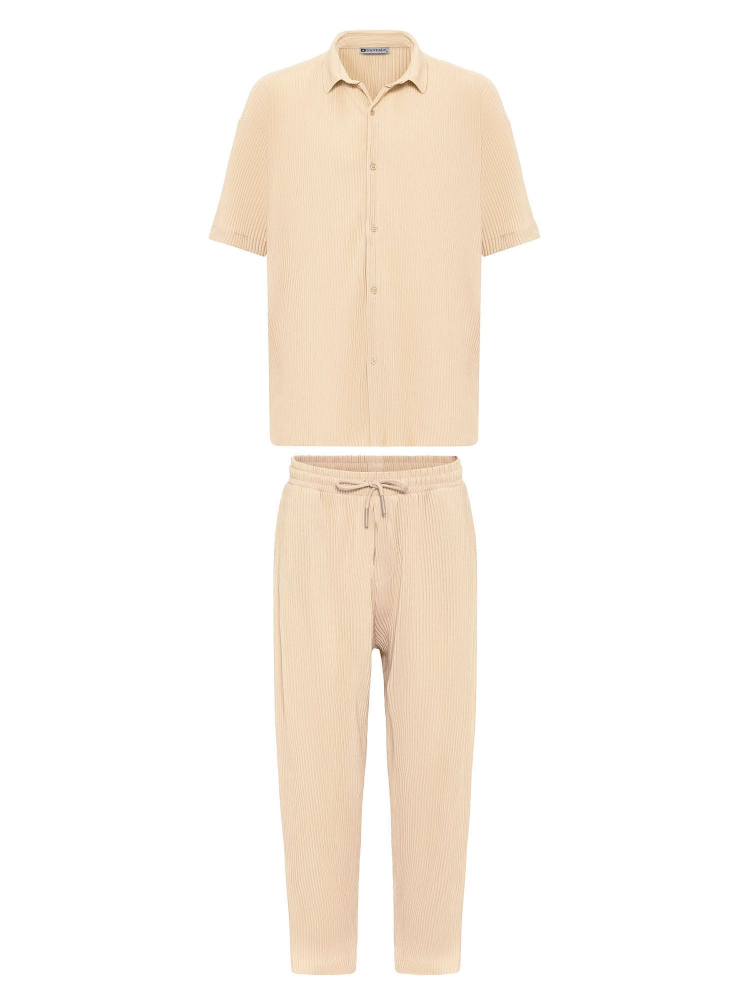 Tenue d'intérieur Dandalo en beige : devant