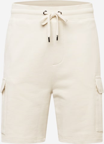 Loosefit Pantalon cargo 'Kian' STRELLSON en blanc : devant