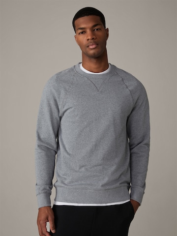 STRELLSON Sweatshirt 'Oscar' in Grey: front