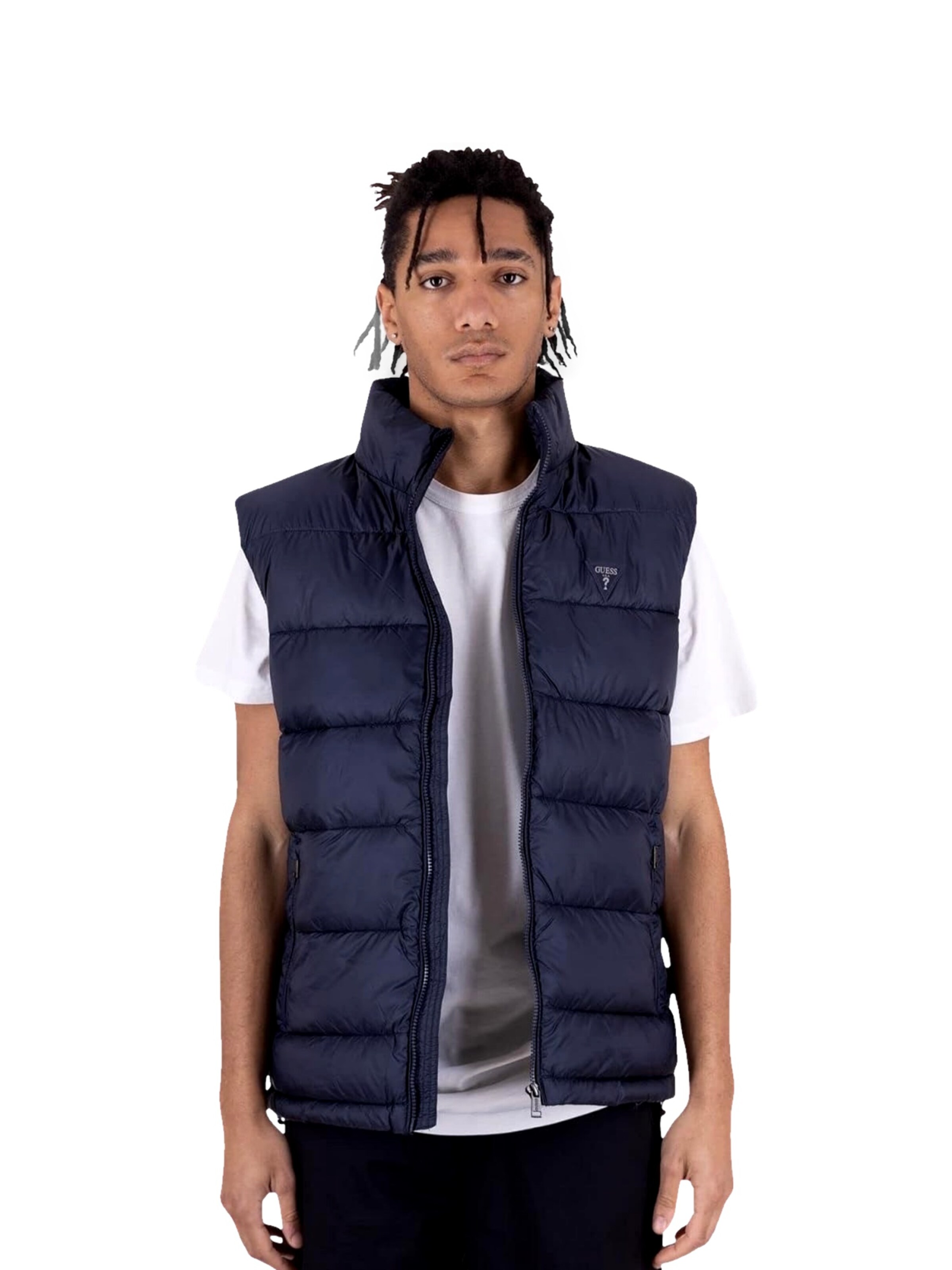 Gilet GUESS en bleu : devant