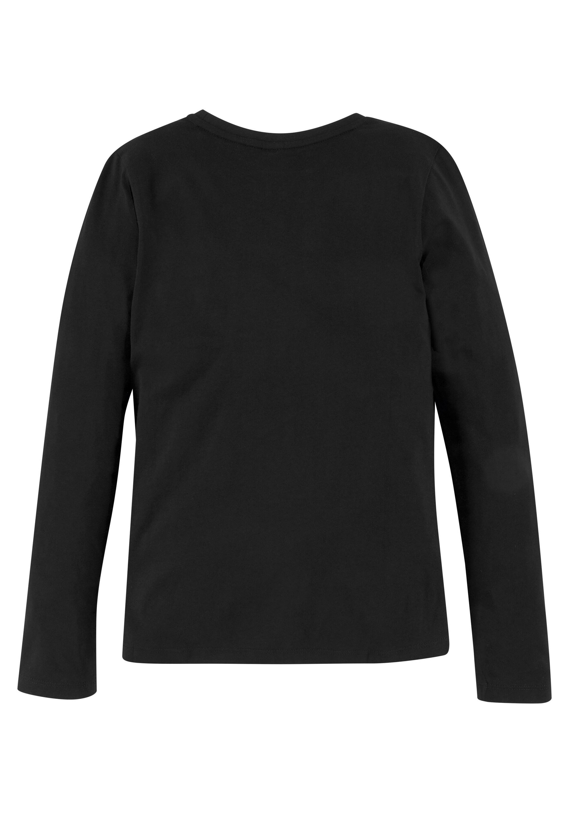 Kinder Kids (Gr. 92-140) BENCH Shirt in Schwarz - GR69300 Kinder Kids (Gr. 92-140) BENCH Shirt in Schwarz - GR69300