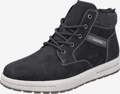 Rieker Nauhabootsit värissä harmaa / musta, Tuotenäkymä