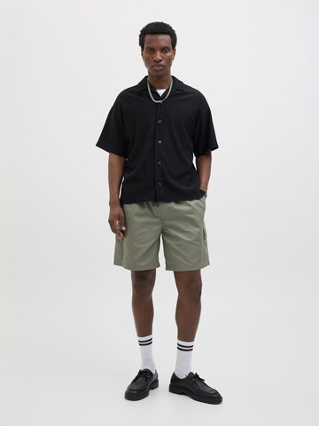 JACK & JONES - Pierna ancha Pantalón cargo 'JPSTBILL' en verde