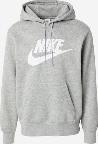 Sweat-shirt 'CLUB' Nike Sportswear en gris : devant