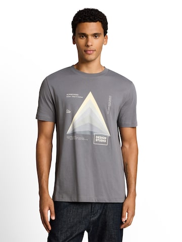 TOM TAILOR DENIM Shirt in Grey: front