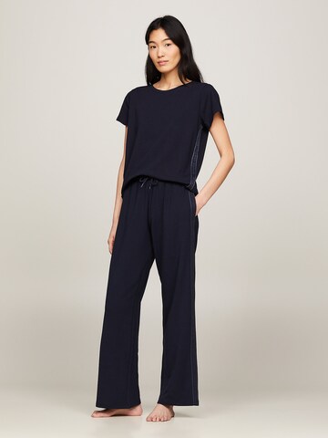 TOMMY HILFIGER Wide Leg Hose in Blau