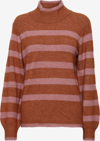 ICHI Sweater 'EDEN' in Brown: front