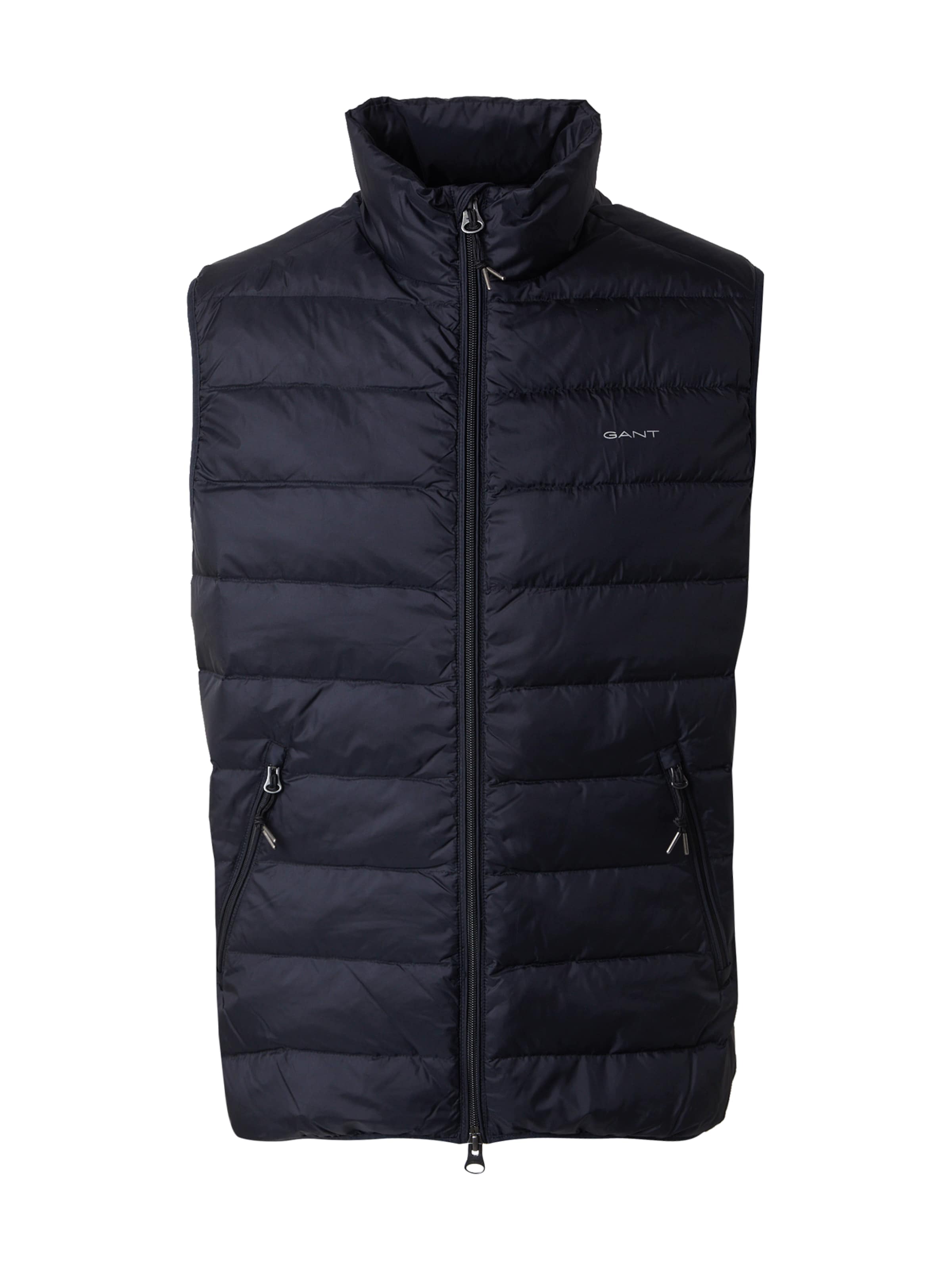 GANT - Chaleco en negro: frente