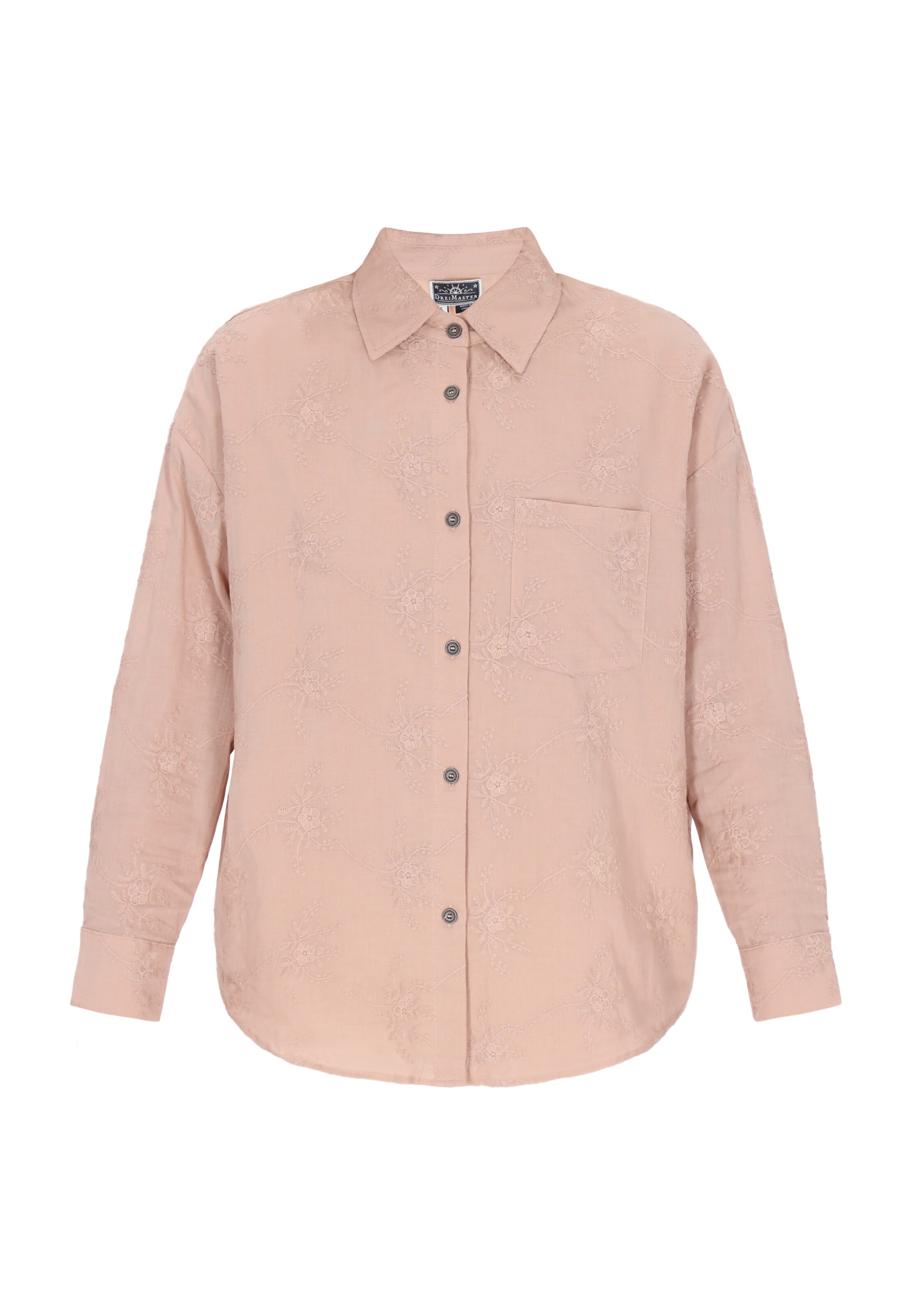 DreiMaster Maritim Bluse in Beige: Vorderseite