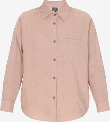 DreiMaster Maritim Bluzka w kolorze beżowy: przód