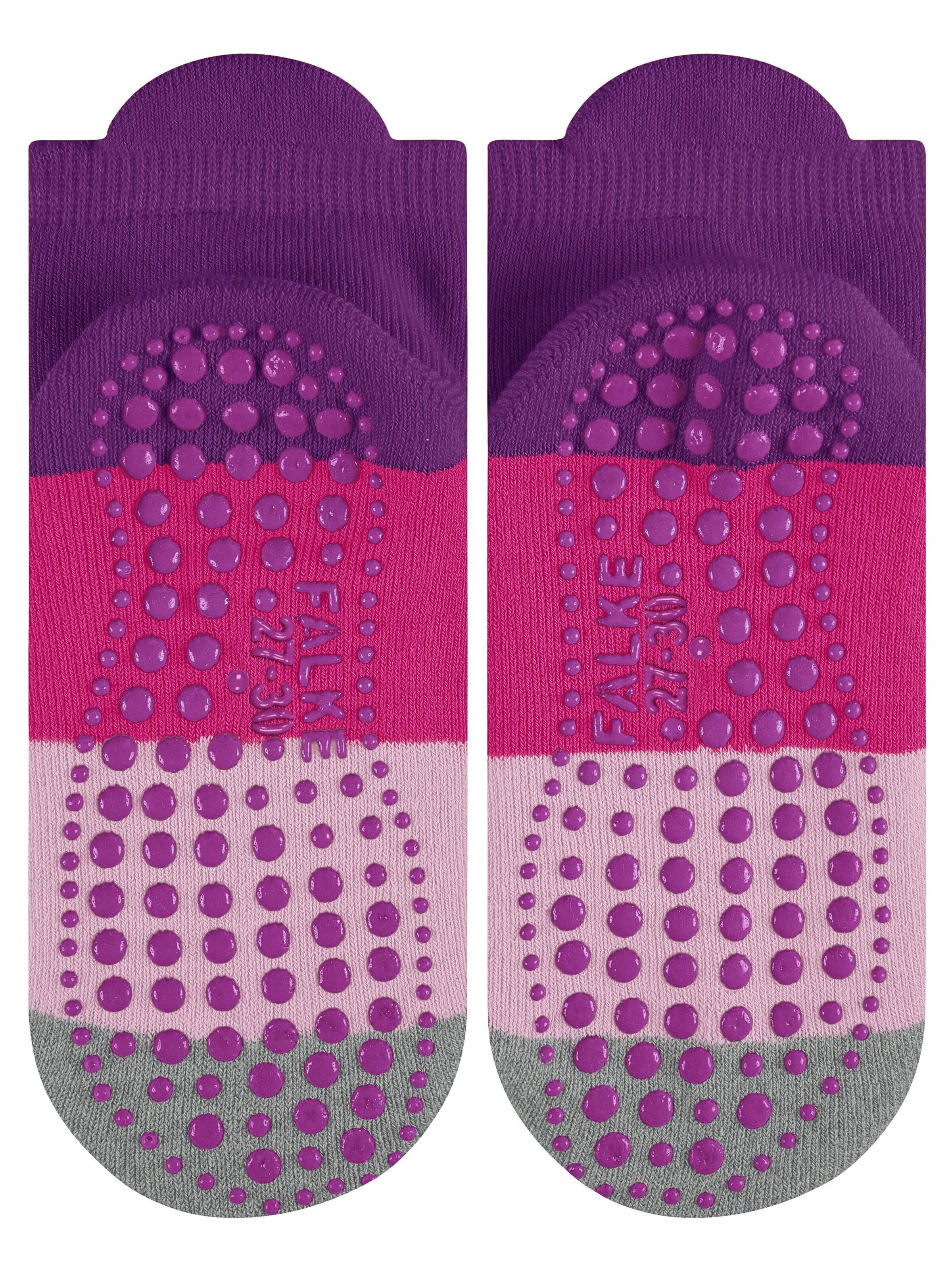 FALKE Socks 'Colour Block' in Purple