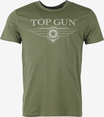 TOP GUN Shirt in Green: front