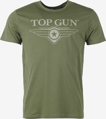 TOP GUN T-Shirt in Grün: Vorderseite